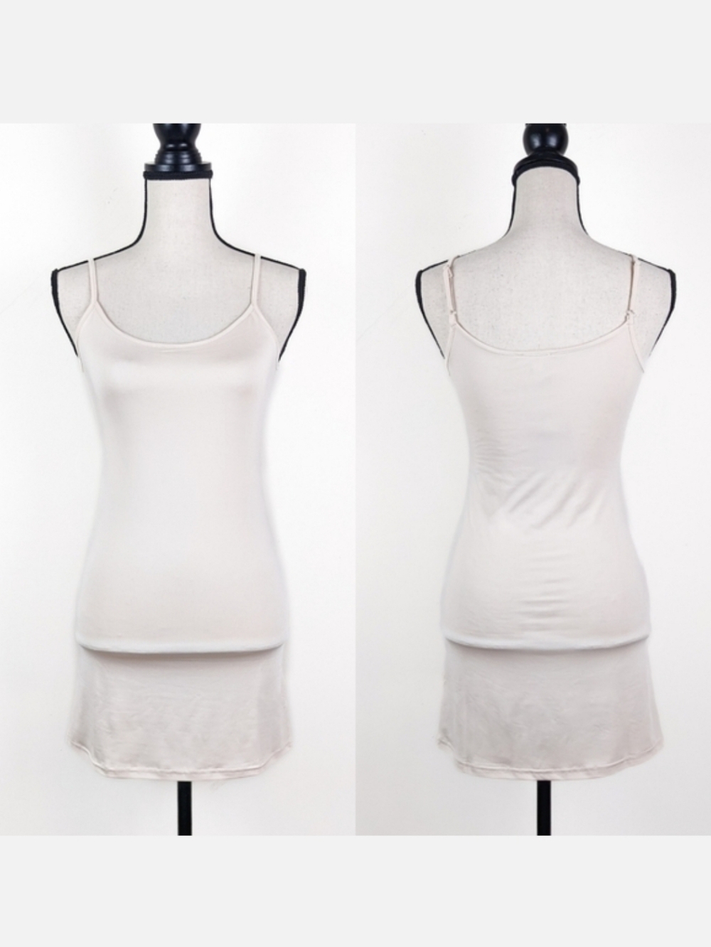 NWT Blu Pepper Stretchy Cami Dress, Natural, Size Medium